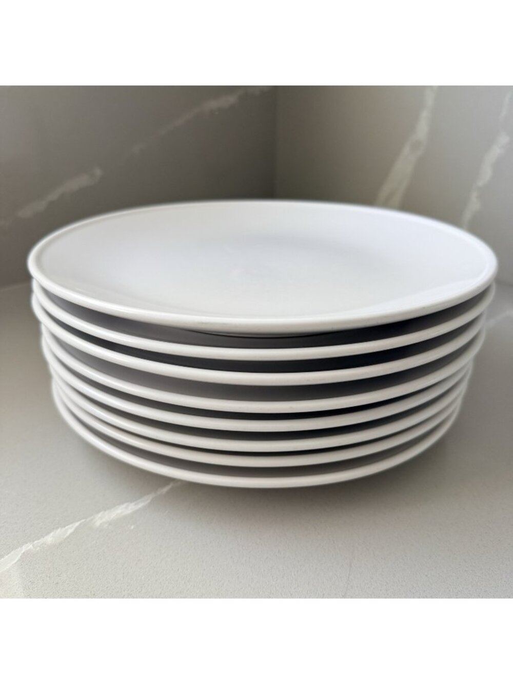 Noritake 9073 Progression Au Naturel Set of 8 Dinner Plates Japan Vintage